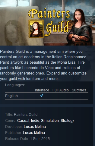 Painters Guild - Deluxe Edition Steam - Click Image to Close